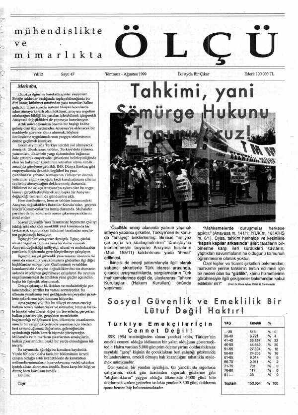 Ölçü Sayı 47 kapağı, okumak için açın
