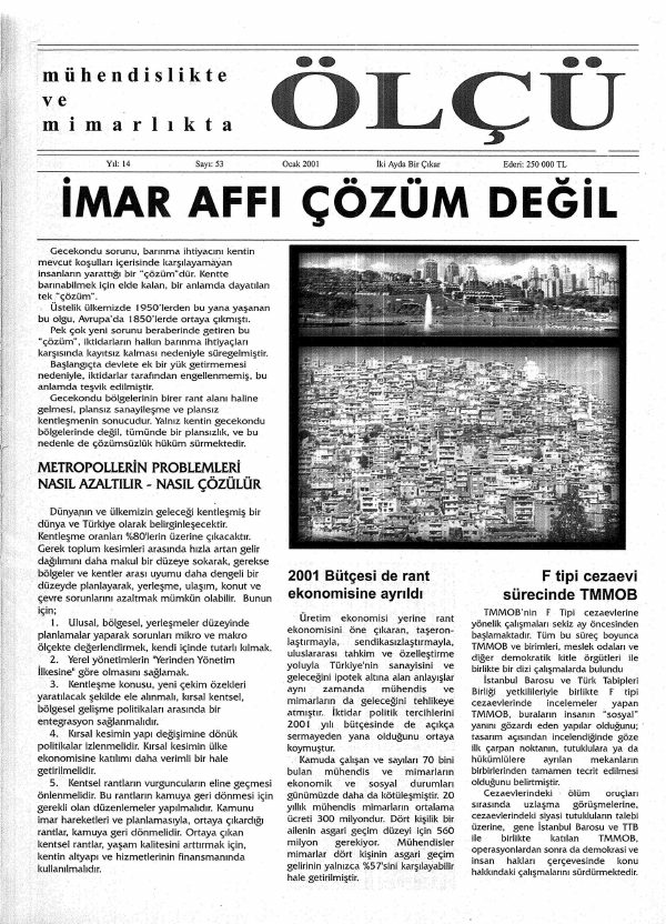 Ölçü Sayı 53 kapağı, okumak için açın